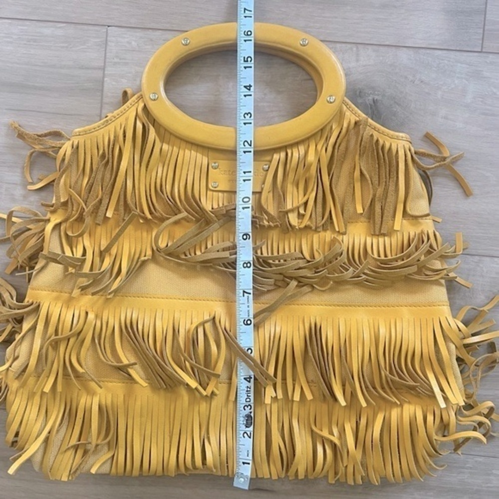 Rare Kate Spade Yuma Ida Leather Fringe Bag - Picture 14 of 17